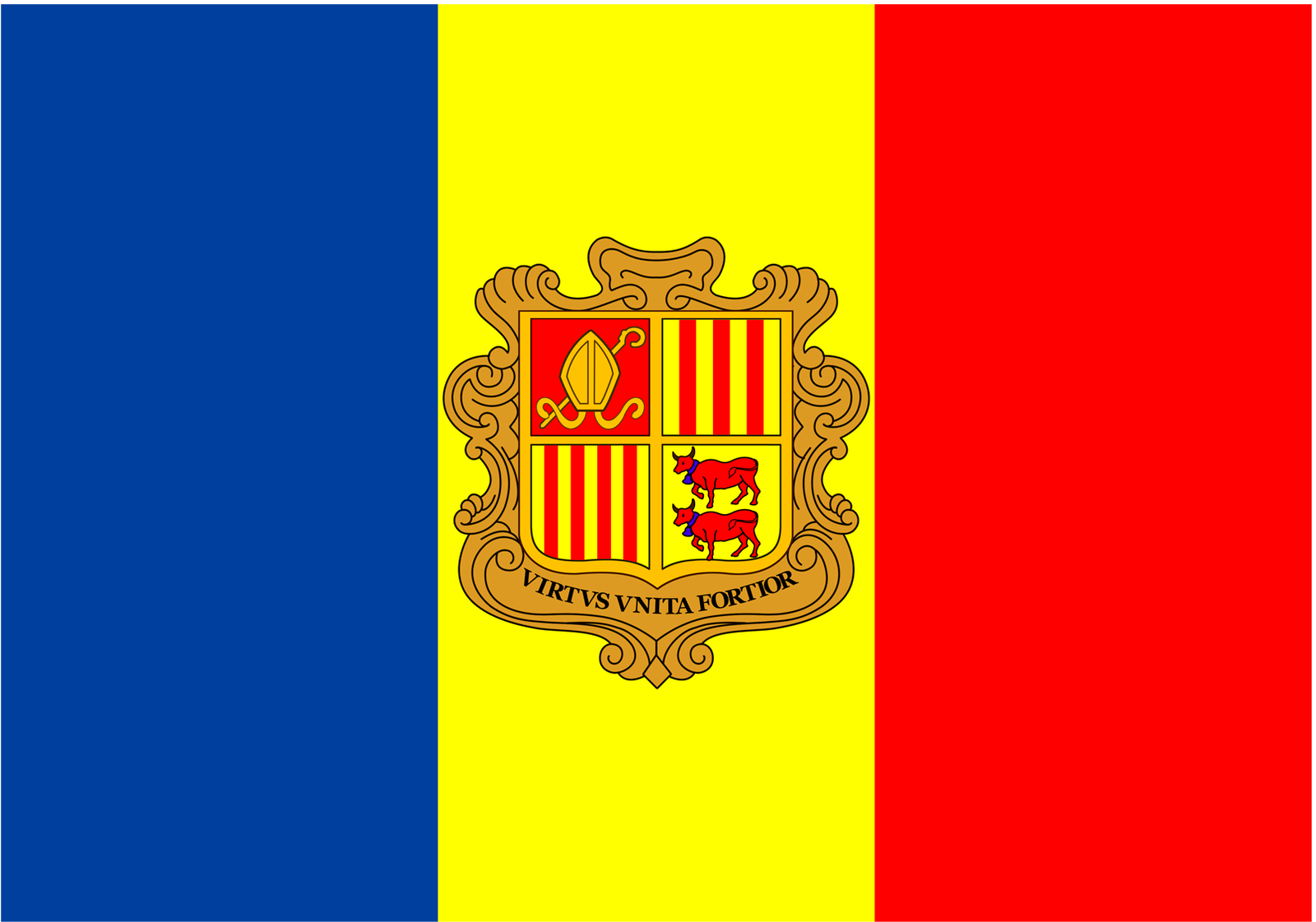 Bandera de Andorra